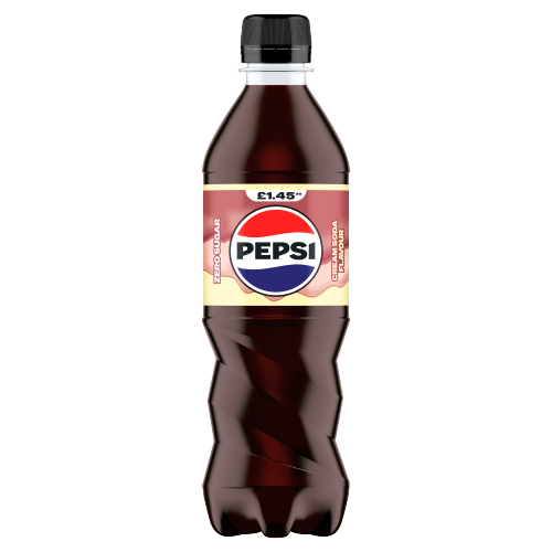 PEPSI CREAM SODA PMP £1.45 PET 500ML