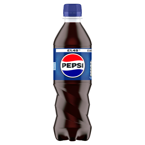 PEPSI REG PMP £1.45 PET 500ML