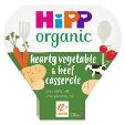 HIPP ORGANIC HEARTY VEGETABLE BEEF CASSEROLE TODDLER TRAY MEAL 1-3 YEARS 230G