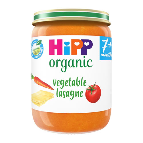 HIPP ORGANIC VEGETABLE LASAGNE 7M 190G