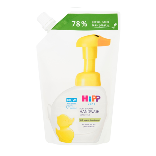 HIPP KIDS SOFT & FOAMY HANDWASH DUCK REFILL 250ML