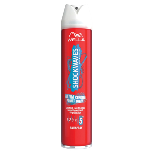 SHOCKWAVES POWER HOLD HAIRSPRAY ULTRA STRONG 250ML
