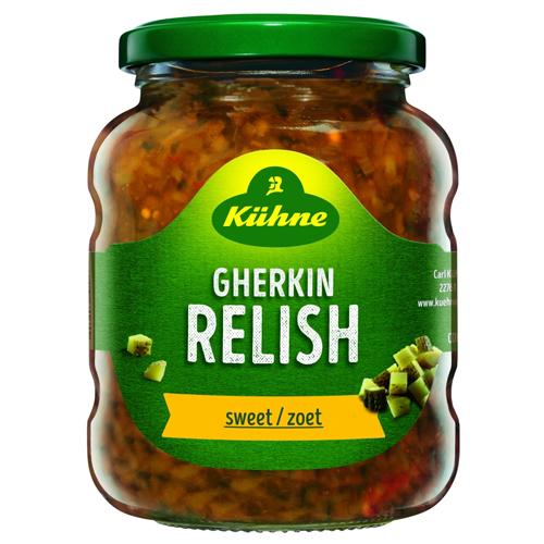 KUHNE GHERKIN RELISH SWEET PICKLE 350G