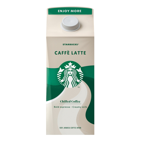 STARBUCKS CAFFELATTE CHILLED COFFEE MULTISERVE 750ML