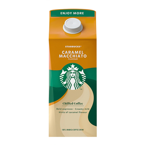 STARBUCKS CARAMEL MACCHIATO CHILLED COFFEE MULTISERVE 750ML