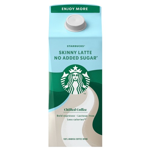 STARBUCKS SKINNY LATTE MULTISERVE 750ML