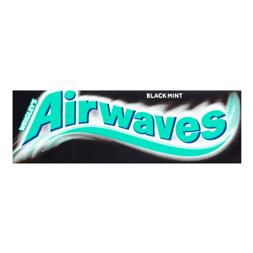 AIRWAVES BLACK MINT FLAVOUR SUGARFREE 10PC 14G