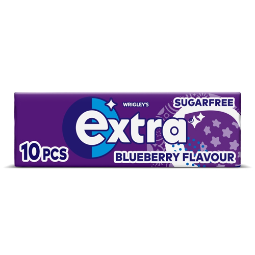 EXTRA BLUEBERRY SUGAR FREE 10PC 14G