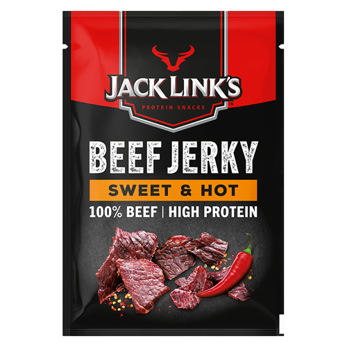 JACK LINK'S BEEF JERKY SWEET & HOT 60G