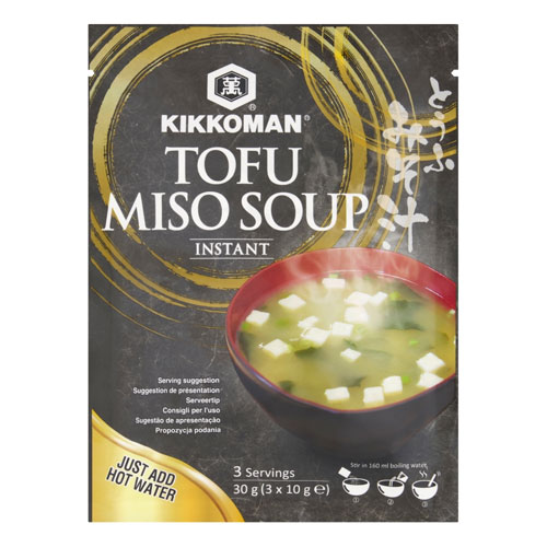KIKKOMAN INSTANT TOFU MISO SOUP 3PK 30G