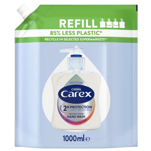 CAREX HANDWASH DOY ECO REFILL MOISTURE 1L