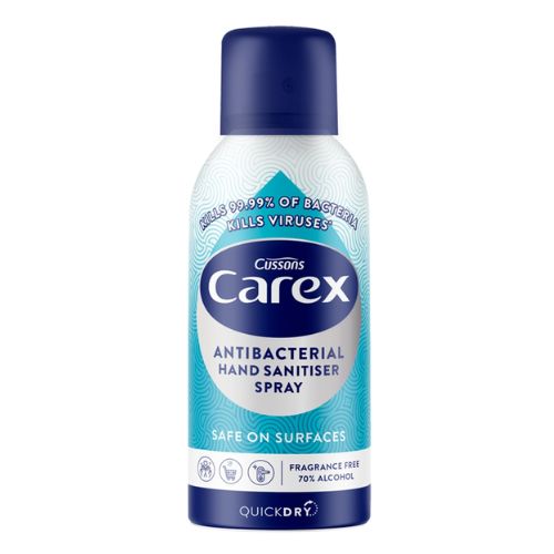 CAREX ANTI-BACTERIAL HAND AND SURFACE SANITISER 100ML