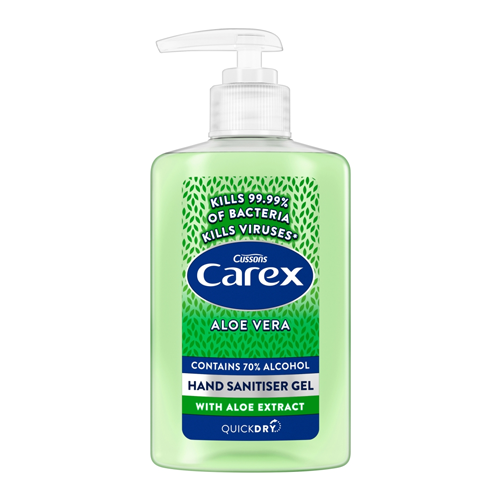 CAREX ANTIBACTERIAL HAND GEL ALOE VERA 300ML