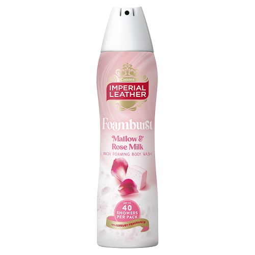 IMPERIAL LEATHER FOAMBURST PAMPERING MALLOW CHERRY 200ML