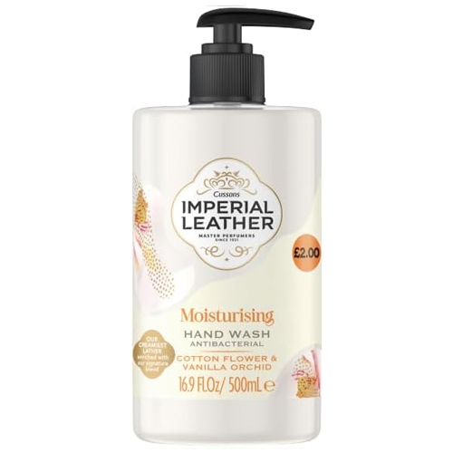 IMPERIAL LEATHER MOISTURISING HAND WASH PMP £2.00 500ML