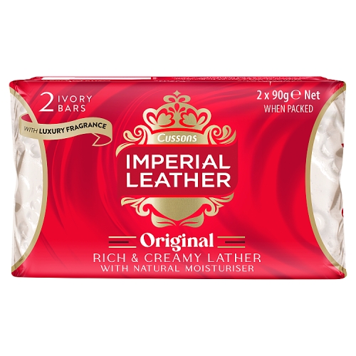 IMPERIAL LEATHER SOAP ORIGINAL 2PK 90G