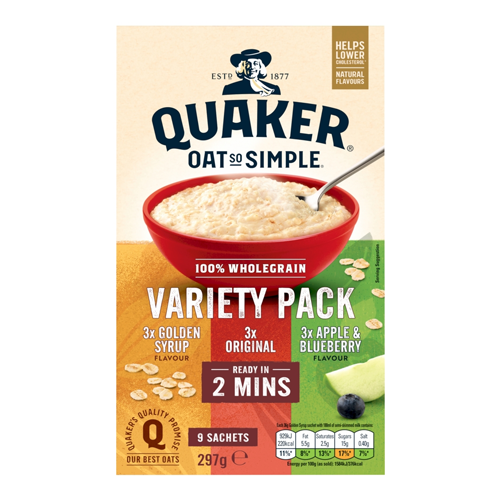 QUAKER OAT SO SIMPLE VARIETY 9PK