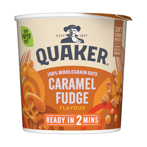 QUAKER OAT SO SIMPLE POT CARAMEL FUDGE 58G