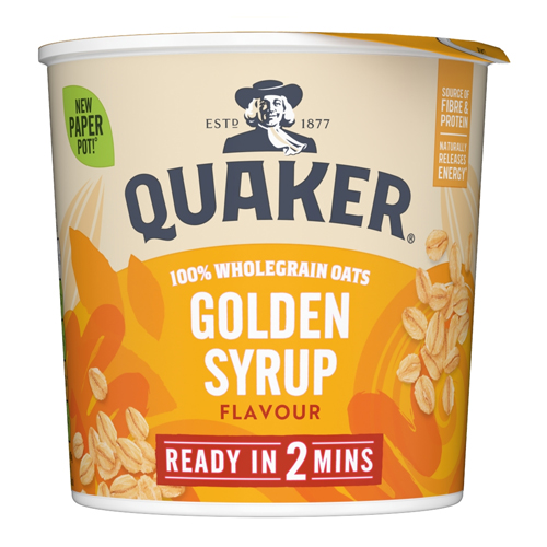 QUAKER OAT SO SIMPLE GOLDEN SYRUP PORRIDGE POT 57G