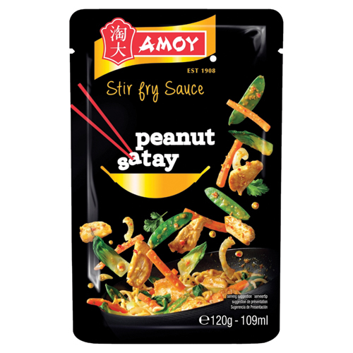 AMOY PEANUT SATAY STIR FRY SAUCE 120G
