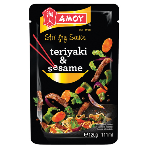 AMOY TERIYAKI & SESAME STIR FRY SAUCE 120G