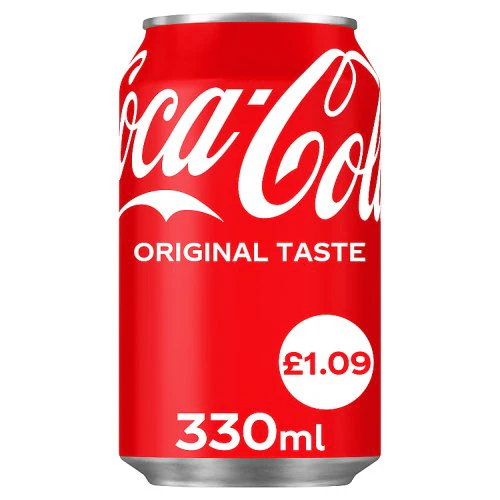 COKE CAN PMP £1.09 330ML