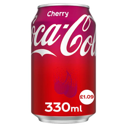 COKE CHERRY CAN PMP £1.09 330ML