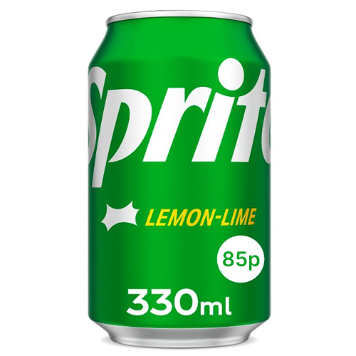 SPRITE CAN PMP 85P 330ML