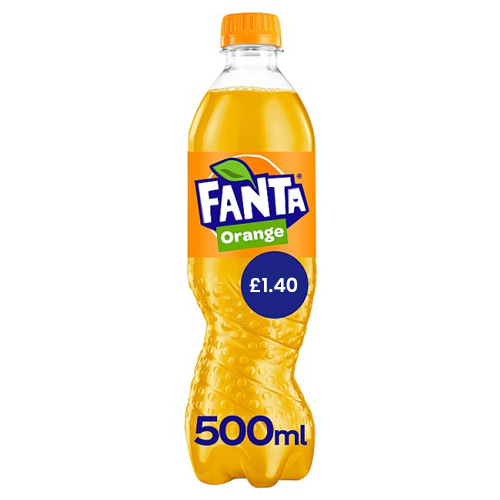 FANTA ORANGE PET PMP £1.40 500ML