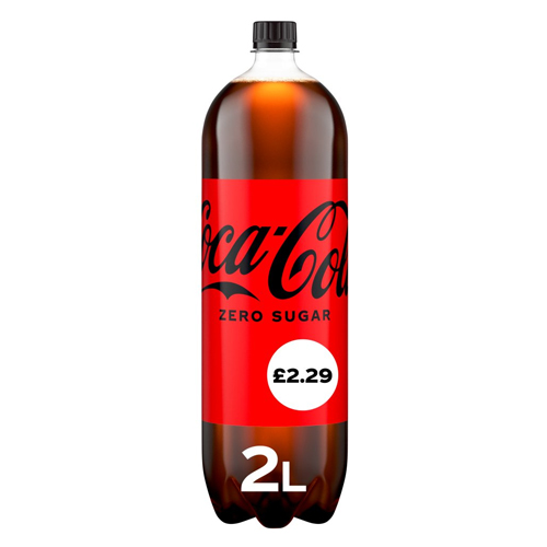 COKE ZERO SUGAR PET PMP £2.29 2L