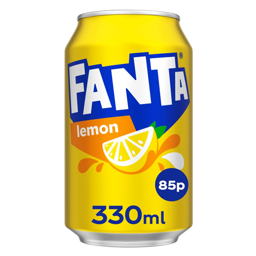 FANTA LEMON CAN PMP 85P 330ML