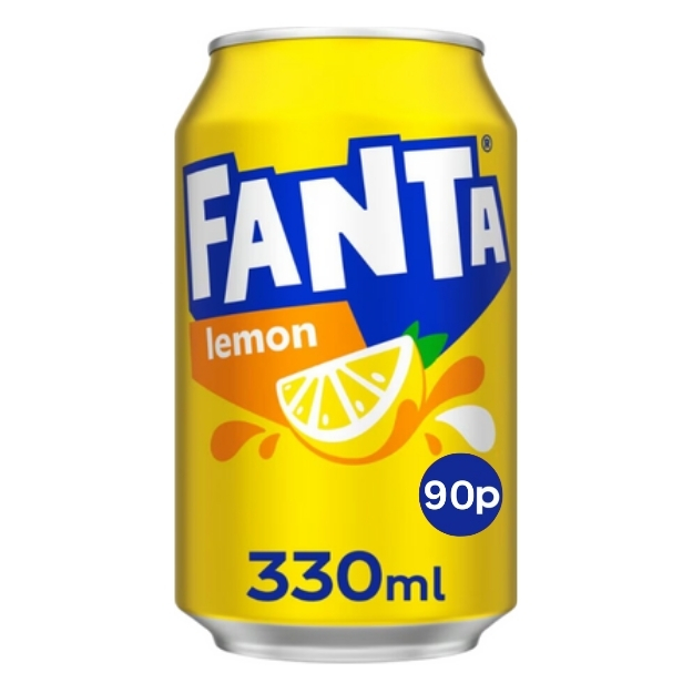 FANTA LEMON CAN PMP 90P 330ML