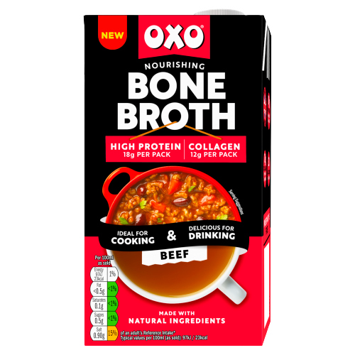 OXO NOURISHING BONE BROTH BEEF 500ML