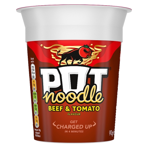 POT NOODLE BEEF & TOMATO STANDARD 90G