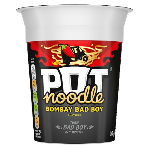 POT NOODLE BOMBAY BAD BOY STANDARD NOODLE 90G