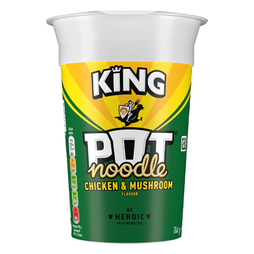 POT NOODLE CHICKEN & MUSHROOM KING 114G