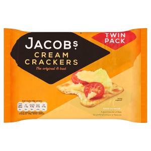 JACOB'S ORIGINAL CREAM CRACKERS TWIN PACK 400G