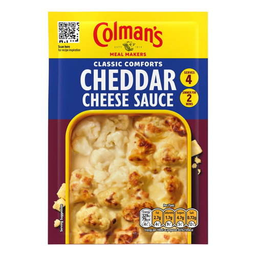 COLMAN'S CHEDDAR CHEESE SAUCE MIX 40G