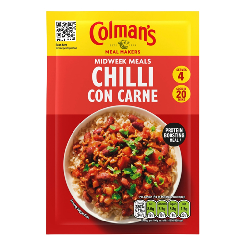 COLMAN'S CHILLI CON CARNE RECIPE MIX 50G