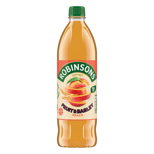 ROBINSONS FRUIT & BARLEY PEACH PET 1L