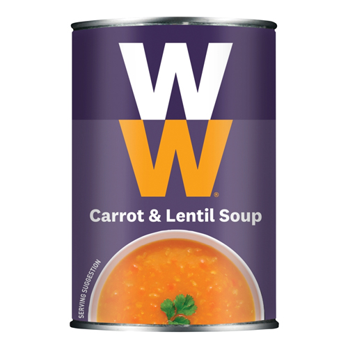 HEINZ WEIGHT WATCHERS CARROT & LENTIL SOUP 295G