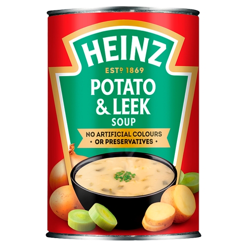 HEINZ POTATO & LEEK SOUP 400G
