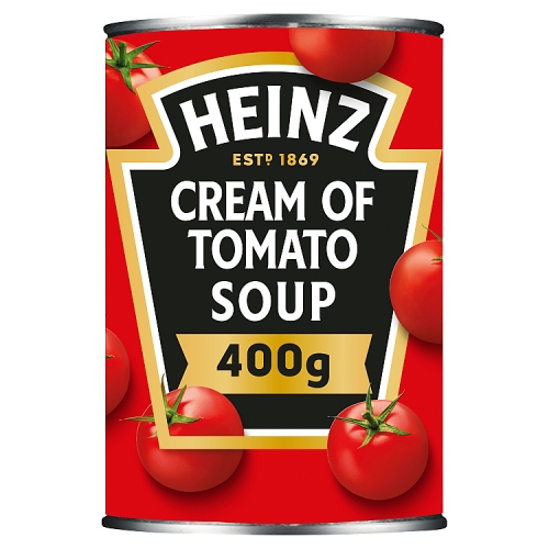 HEINZ CREAM OF TOMATO SOUP 12X 400G