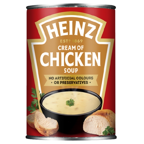 HEINZ CREAM OF CHICKEN SOUP 12X 400G