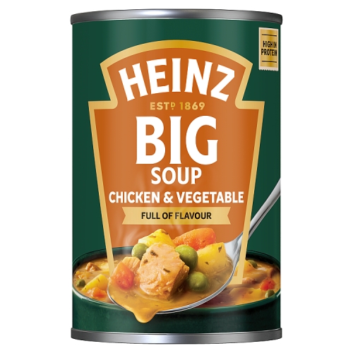HEINZ BIG SOUP CHICKEN & VEGETABLE 400G