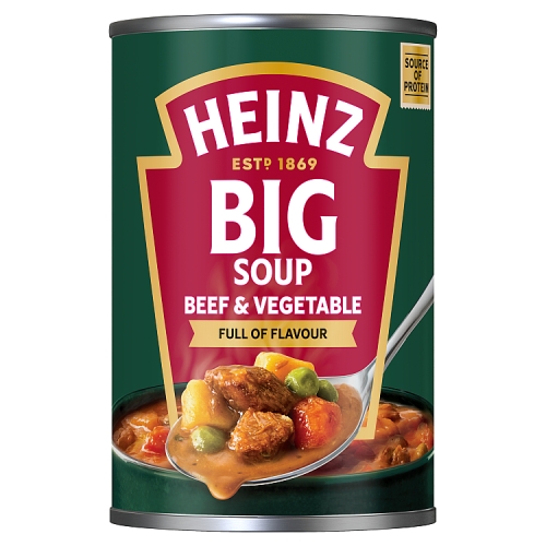 HEINZ BIG SOUP BEEF & VEGETABLE 400G