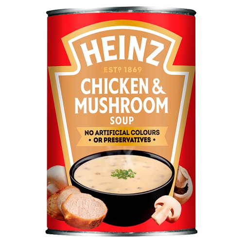 HEINZ CHICKEN & MUSHROOM SOUP 400G