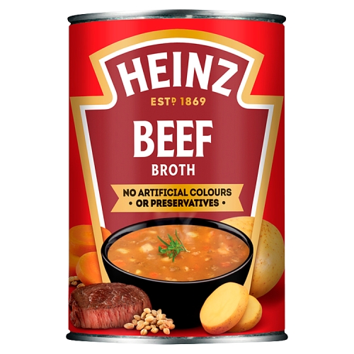HEINZ BEEF BROTH 400G