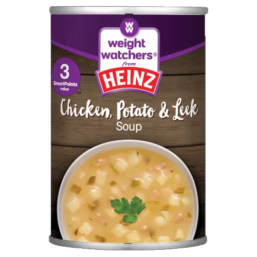HEINZ WEIGHT WATCHERS CHICKEN, POTATO & LEEK SOUP 295G
