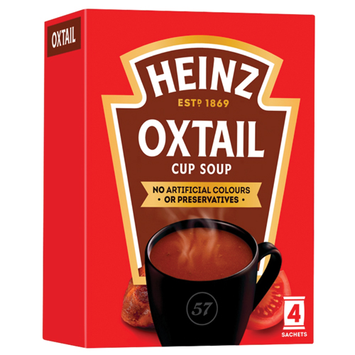 HEINZ OXTAIL CUP SOUP 4PK 62G